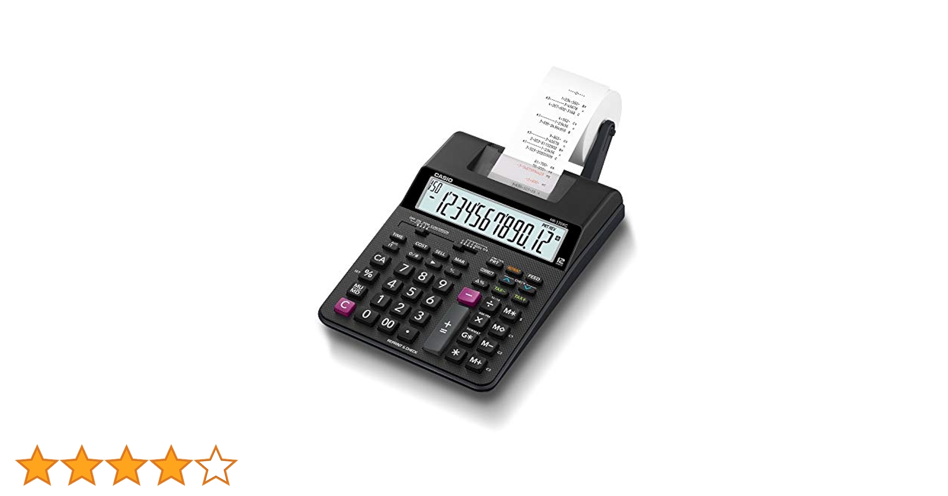 【新品未使用】CASIO　HR-170RC　加算式印字電卓 HR-170RC | CASIO CANADA